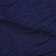 画像7: Post O'Alls（ポストオーバーオールズ）1 Pocket Vest（1ポケットベスト）"Vintage twill w/trashed wool lining indigo w / stripe lining" / Indigo（インディゴ） (7)