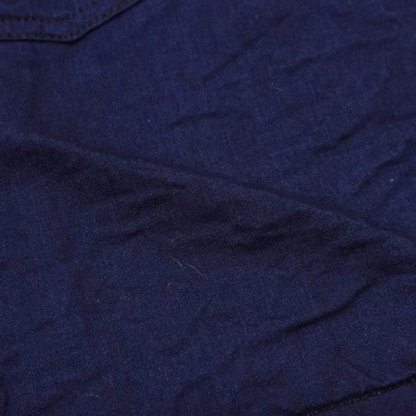 画像7: 【PointUp10%11/10迄】Post O'Alls(ポストオーバーオールズ)1 Pocket Vest(1ポケットベスト)"Vintage twill w/trashed wool lining indigo w / stripe lining" / Indigo(インディゴ) (7)