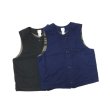 画像8: Post O'Alls（ポストオーバーオールズ）1 Pocket Vest（1ポケットベスト）"Vintage twill w/trashed wool lining indigo w / stripe lining" / Indigo（インディゴ） (8)