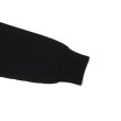 画像7: Yonetomi NEW BASIC（ヨネトミニューベーシック）EX Fine Wool Rib Knit Blouson（エクストラファインウールリブニットブルゾン）/ Black（ブラック） (7)