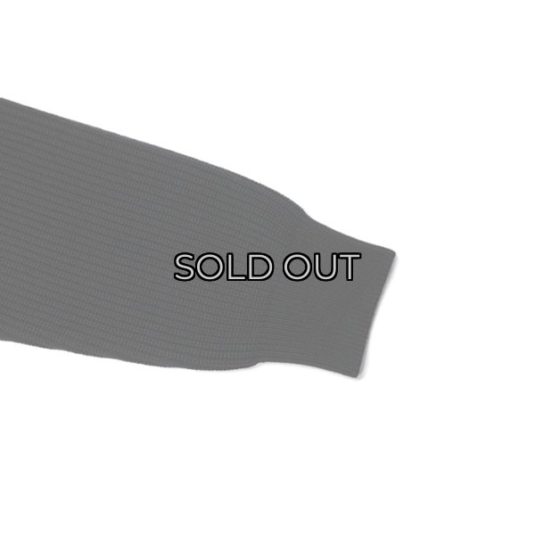 画像7: Yonetomi NEW BASIC（ヨネトミニューベーシック）EX Fine Wool Rib Knit Blouson（エクストラファインウールリブニットブルゾン）/ Black（ブラック） (7)