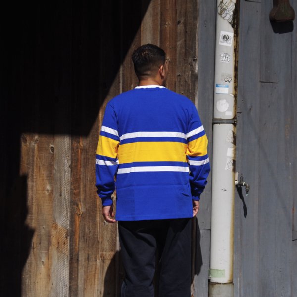 画像9: ※Exclusive※ BARBARIAN(バーバリアン)Light Weight Crew Neck Shirt(ライトウェイト クルーネックシャツ) "8oz Jersey" / Royal×White×Gold(ロイヤルブルー×ホワイト×ゴールド) (9)