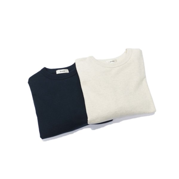 画像8: alvana(アルヴァナ)TURI-AMI 60s SAHPE SWEAT(吊り編み60sシェイプスウェット)/OAT-Grey(オートミールグレー) (8)