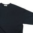 画像4: alvana（アルヴァナ）TURI-AMI 60s SAHPE SWEAT（吊り編み60sシェイプスウェット）/ B,Navy（ブラックーネイビー） (4)