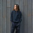 画像8: alvana（アルヴァナ）TURI-AMI 60s SAHPE SWEAT（吊り編み60sシェイプスウェット）/ B,Navy（ブラックーネイビー） (8)