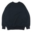 画像2: alvana（アルヴァナ）TURI-AMI 60s SAHPE SWEAT（吊り編み60sシェイプスウェット）/ B,Navy（ブラックーネイビー） (2)
