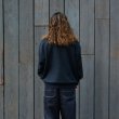 画像10: alvana（アルヴァナ）TURI-AMI 60s SAHPE SWEAT（吊り編み60sシェイプスウェット）/ B,Navy（ブラックーネイビー） (10)