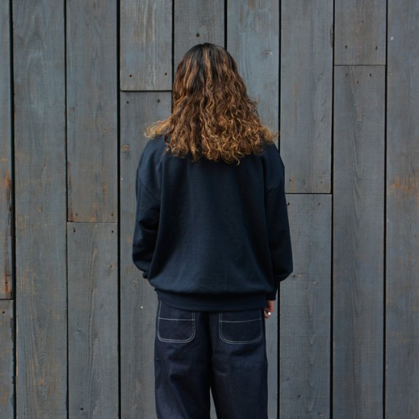 画像10: alvana(アルヴァナ)TURI-AMI 60s SAHPE SWEAT(吊り編み60sシェイプスウェット)/ B,Navy(ブラックーネイビー) (10)