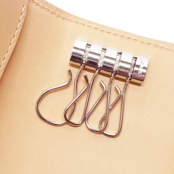 画像7: WILD SWANS（ワイルドスワンズ）CLIPPERIII（クリッパー3）キーケース"サドルプルアップ"/Natural（ナチュラル） (7)