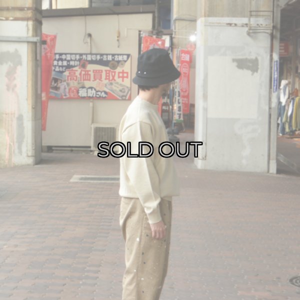 画像8: Yonetomi NEW BASIC（ヨネトミニューベーシック）RIGID CASHMERE SWEATER CREW NECK PULLOVER（リジットカシミアセータークルーネックプルオーバー）/ Top Grey（トップグレー） (8)