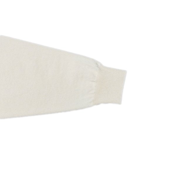 画像5: Yonetomi NEW BASIC（ヨネトミニューベーシック）RIGID CASHMERE SWEATER PULLOVER（リジットカシミアセータープルオーバー）/ Raw（ロウ） (5)