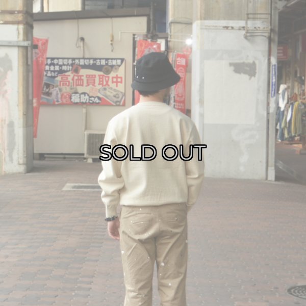 画像9: Yonetomi NEW BASIC（ヨネトミニューベーシック）RIGID CASHMERE SWEATER CREW NECK PULLOVER（リジットカシミアセータークルーネックプルオーバー）/ Top Grey（トップグレー） (9)