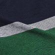 画像6: BARBARIAN（バーバリアン）Heavy Weight Rugby Collar Shirt（ヘビーウェイト ラグビーカラーシャツ）”3 COLOR STRIPES" / Navy×White×Pine（ネイビー×ホワイト×パイン） (6)