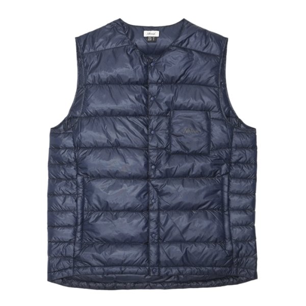 画像1: NANGA（ナンガ）INNER DOWN VEST（インナーダウンベスト）/ Navy（ネイビー） (1)