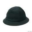 画像3: O/EIGHTH（オーエイス）TYPE #U Gabardine wool hat（タイプ・ユー ギャバジンウールハット）”Wool Gabardine"/Black（ブラック）・D,Green（ダークグリーン） (3)