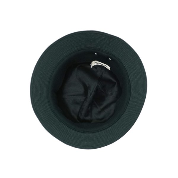 画像6: O/EIGHTH(オーエイス)Type U HAT(タイプ・U)”Wool Gabardine" / Black(ブラック)・D,Green(ダークグリーン) (6)