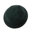 画像5: O/EIGHTH（オーエイス）TYPE #U Gabardine wool hat（タイプ・ユー ギャバジンウールハット）”Wool Gabardine"/Black（ブラック）・D,Green（ダークグリーン） (5)