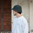 画像13: O/EIGHTH（オーエイス）TYPE #OH Gabardine wool hat（タイプ・オーエイチ ギャバジンウールハット）”Wool Gabardine"/ Black（ブラック）・D,Green（ダークグリーン） (13)