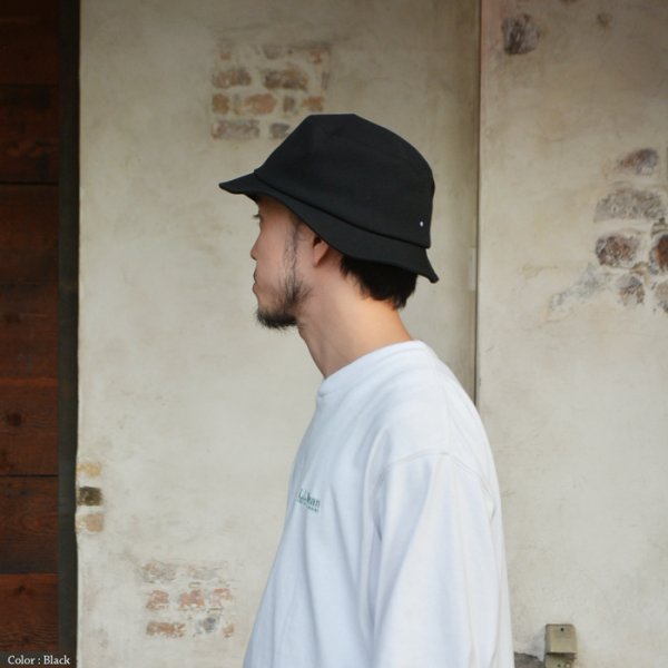 画像11: O/EIGHTH(オーエイス)Type OH HAT(タイプ・OH)”Wool Gabardine" / Black(ブラック)・D,Green(ダークグリーン) (11)