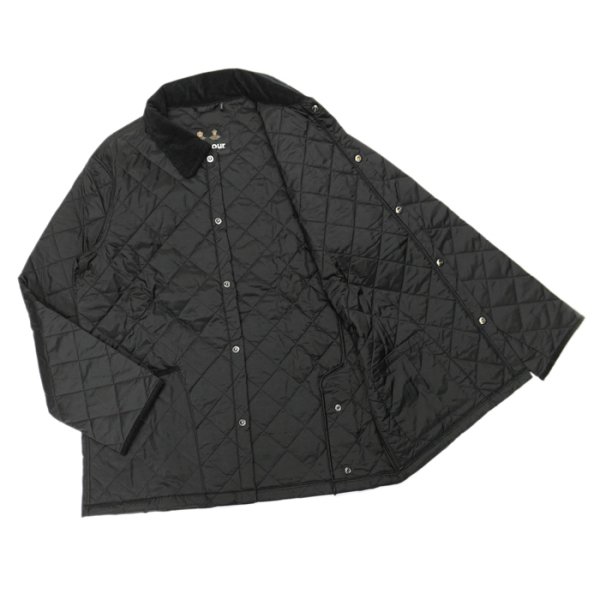 画像3: Barbour(バブァー)LIDDESDALE QUILT JACKET(リデスデイル キルトジャケット)/Black(ブラック) (3)