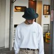 画像12: O/EIGHTH（オーエイス）TYPE #OH Gabardine wool hat（タイプ・オーエイチ ギャバジンウールハット）”Wool Gabardine"/ Black（ブラック）・D,Green（ダークグリーン） (12)