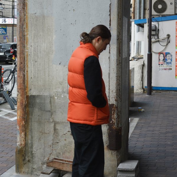 画像5: SIERRA DESIGNS(シエラデザイン)ZIP DOWN VEST(ジップダウンベスト)/ Orange(オレンジ) (5)