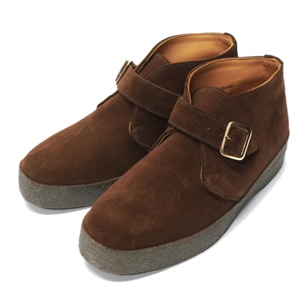 画像2: SANDERS(サンダース)Belted Brit Chukka(ベルテッドブリットチャッカ)"Suede Leather" / Polo Snuff Suede(ポロスナフスエード) (2)