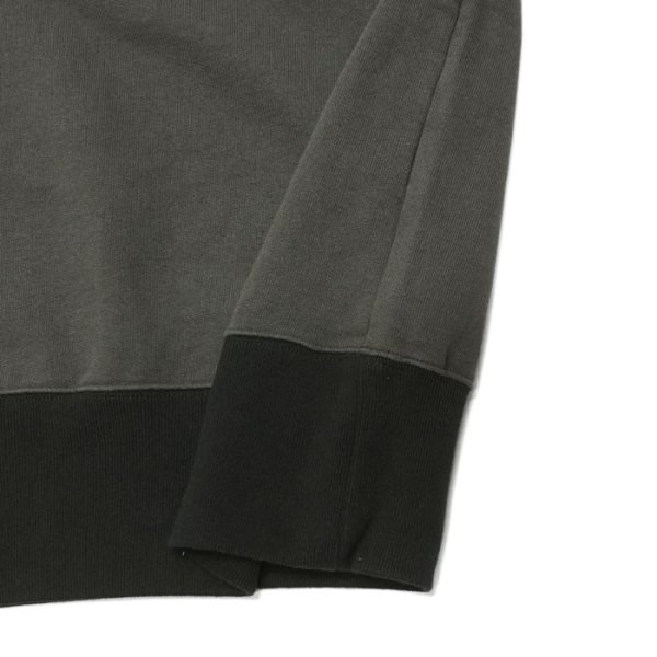 画像6: Nigel Cabourn(ナイジェルケーボン)HIGH NECK SHIRT(ハイネックシャツ)"TWO TONE" / Dark Green(ダークグリーン) (6)