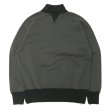 画像3: Nigel Cabourn（ナイジェルケーボン）HIGH NECK SHIRT（ハイネックシャツ）"TWO TONE"/Dark Green（ダークグリーン）※48 (M)のみ (3)