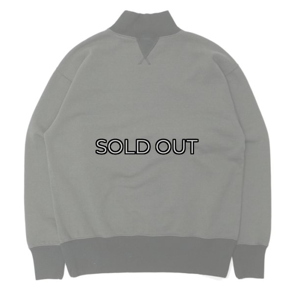 画像3: Nigel Cabourn（ナイジェルケーボン）HIGH NECK SHIRT（ハイネックシャツ）"TWO TONE" / Dark Green（ダークグリーン） (3)