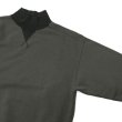 画像5: Nigel Cabourn（ナイジェルケーボン）HIGH NECK SHIRT（ハイネックシャツ）"TWO TONE"/Dark Green（ダークグリーン）※48 (M)のみ (5)