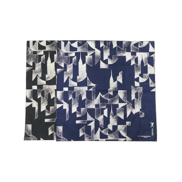 画像8: 【PointUp10%11/10迄】ENGINEERED GARMENTS（エンジニアードガーメンツ）PRINTED BANDANA（プリンテッドバンダナ）/Black（ブラック）・Navy（ネイビー） (8)