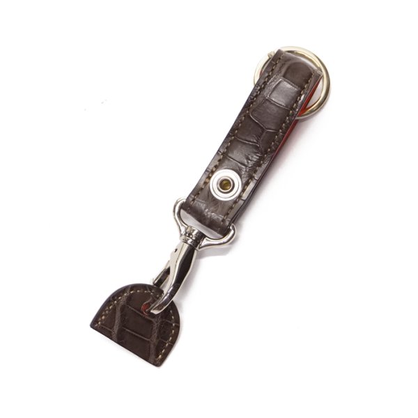 画像2: WILD SWANS(ワイルドスワンズ)BRANCHII(ブランチ2)キーホルダー/チョコ"クロコダイル"×オレンジ"ブッテーロ" (2)