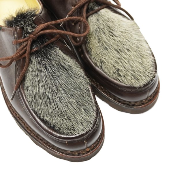 画像6: Paraboot（パラブーツ）MICHAEL+VISON（ミカエル+ミンクファー）/ Cafe（カフェ） (6)