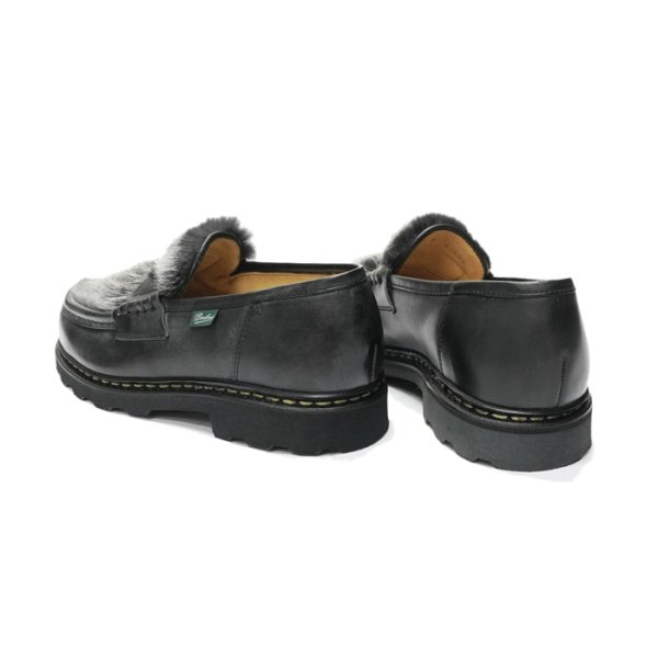 画像5: Paraboot（パラブーツ）REIMS+VISON（ランス+ミンクファー）/ Noir（ブラック） (5)