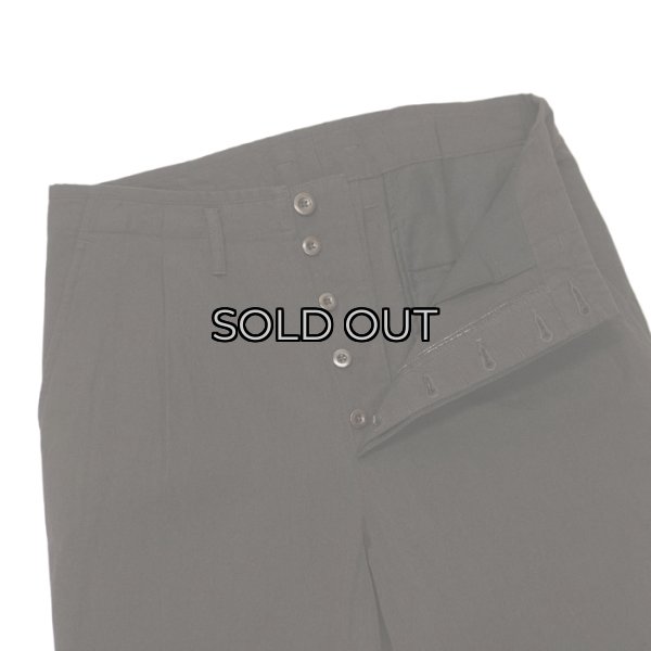画像4: *A VONTADE（アボンタージ）1 Tuck Back Rise Trousers（1タックバックライズラウザーズ）"British Wool Line High Count Sarge"/ Dark Brown（ダークブラウン） (4)
