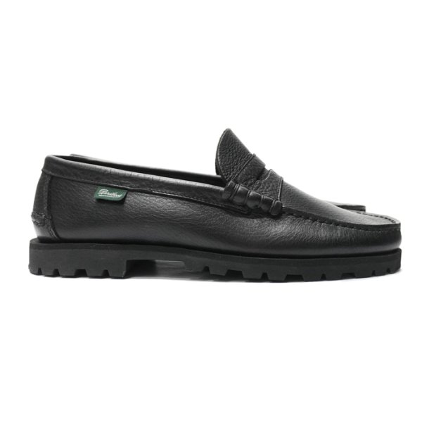 画像1: Paraboot（パラブーツ）CORAUX（コロー）"Raid Sole" / Foul Noir（シボ革ブラック） (1)