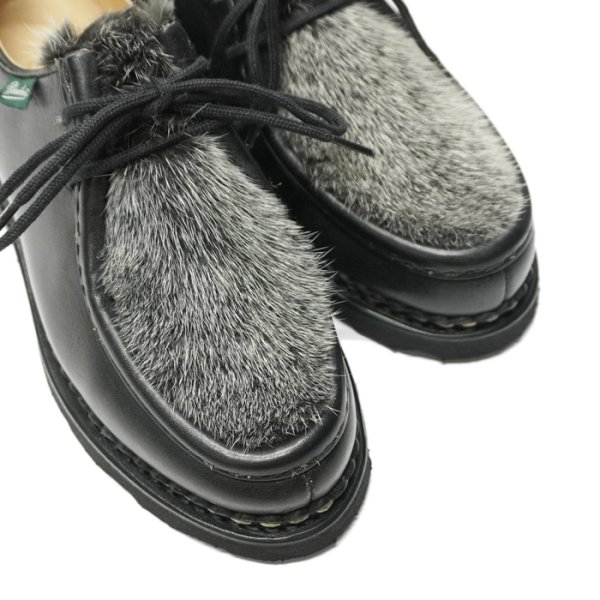 画像6: Paraboot(パラブーツ)MICHAEL ”VISON"(ミカエル+ミンクファー)"レディース" / Noir(ブラック) (6)