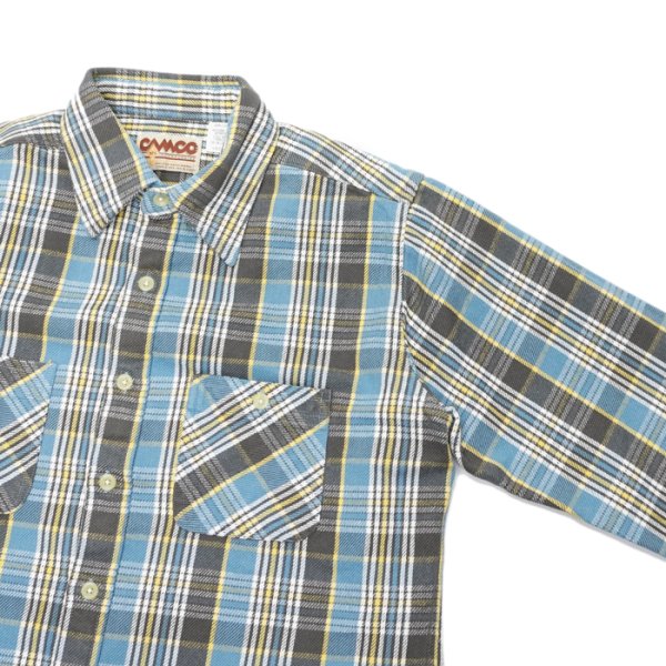 画像7: CAMCO(カムコ)Heavy Wight Flannel Shirt(ヘビーウエイト フランネルシャツ)/ Grey(グレー)・Red(レッド)・Blue(ブルー) (7)