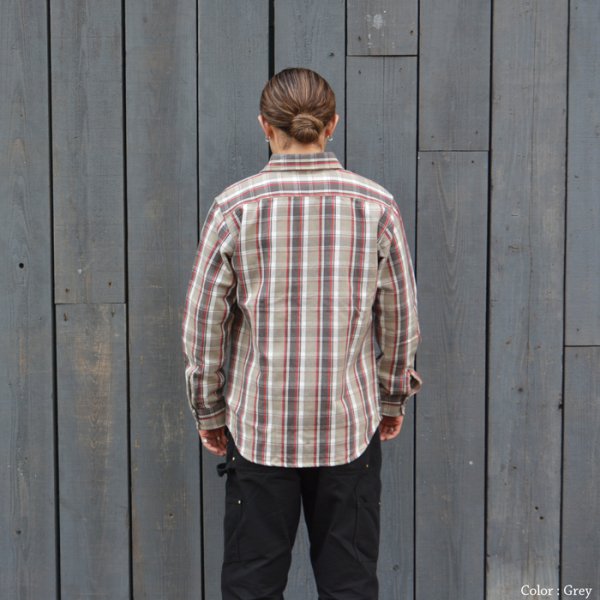 画像12: CAMCO(カムコ)Heavy Wight Flannel Shirt(ヘビーウエイト フランネルシャツ)/ Grey(グレー)・Red(レッド)・Blue(ブルー) (12)