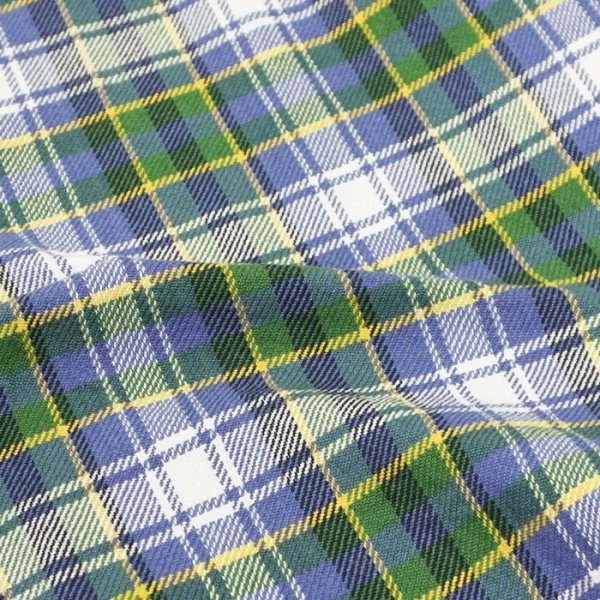 画像9: CAMCO（カムコ）Heavy Wight Flannel Shirt（ヘビーウエイト フランネルシャツ）/ Red×Blue　（ブルー）・Green×Blue（ブルー） (9)