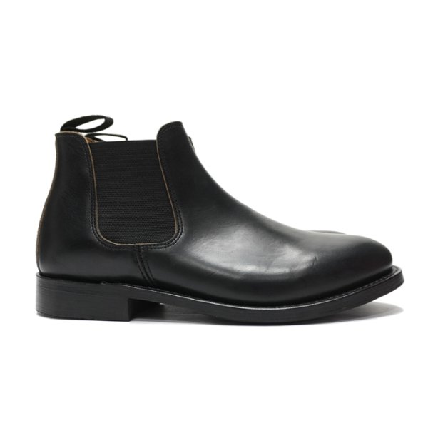 画像1: WHEEL ROBE（ウィールローブ）ELASTIC SIDE BOOTS（エラスティックサイドブーツ）/Black（ブラック） (1)