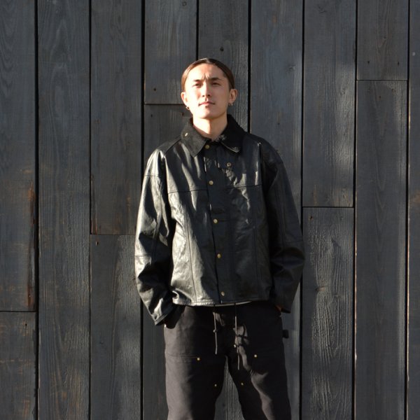 画像10: yoused （ユーズド）Leather Driver's Jacket （レザードライバーズジャケット）/ Black（ブラック） (10)