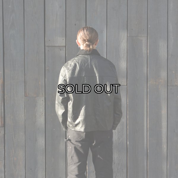 画像12: yoused （ユーズド）Leather Driver's Jacket （レザードライバーズジャケット）/ Black（ブラック） (12)