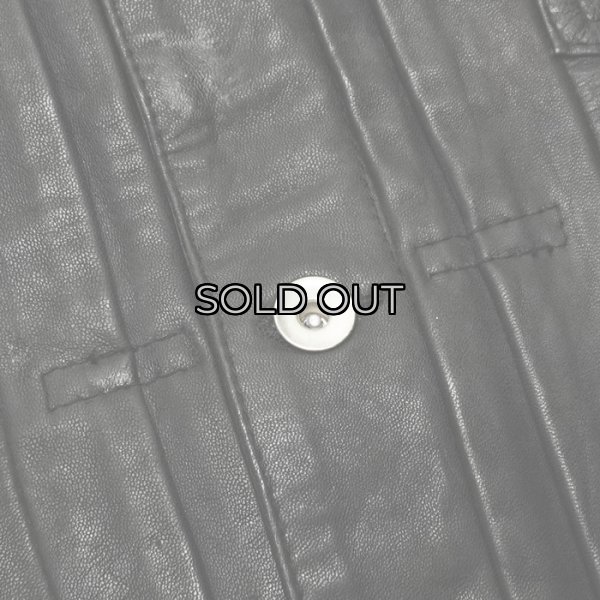 画像7: yoused （ユーズド）3Pocket 1st Leather Jacket （3ポケットファーストレザージャケット）/ Black（ブラック） (7)