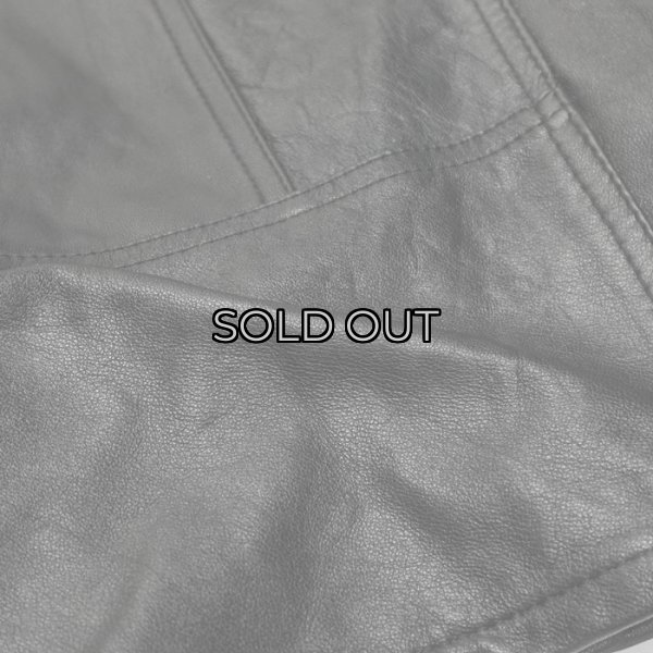 画像9: yoused （ユーズド）Leather Driver's Jacket （レザードライバーズジャケット）/ Black（ブラック） (9)