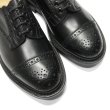 画像6: Tricker's（トリッカーズ）キャップトゥブローグシューズ（ダイナイトソール）/Black Box Calf（ブラックボックスカーフ） (6)