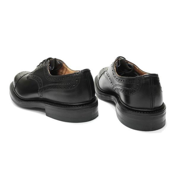 画像5: Tricker's(トリッカーズ)キャップトゥブローグシューズ(ダイナイトソール)/Black Box Calf(ブラックボックスカーフ) (5)