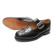画像3: Tricker's（トリッカーズ）Mary Jane Brogue Shoes（メリージェーン ブローグシューズ）レザーソール/Black Box Calf（ブラックボックスカーフ） (3)