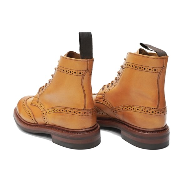 画像5: Tricker's（トリッカーズ）カントリーブローグブーツ（ダイナイトソール）/1001 Burnished（1001バーニッシュド） (5)
